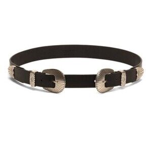 Frye Braided Leather Women\'s Belt - Black Frye | Accessories | Frye Womens Narrow Braided Leather Belt  main image 4